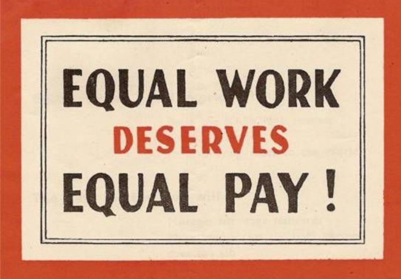 equal work deserves equal pay