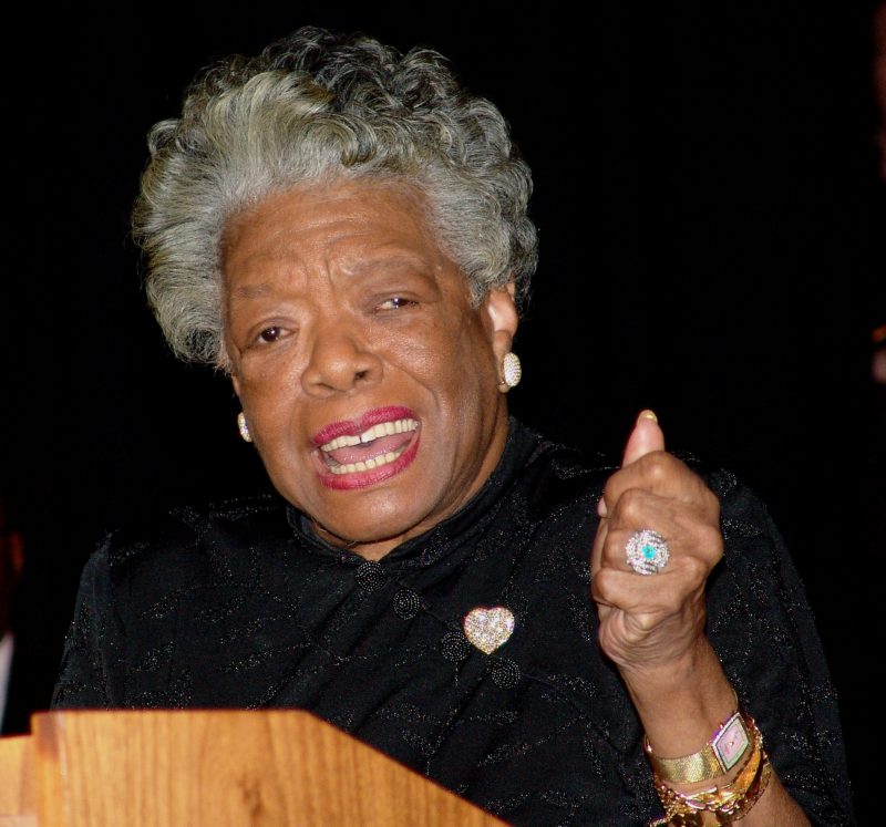 Maya Angelou: Wikimedia Commons